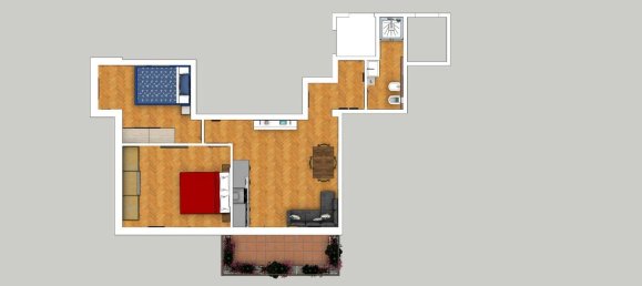 3 rooms Apartment in Scandicci, Italy No. 37196 29