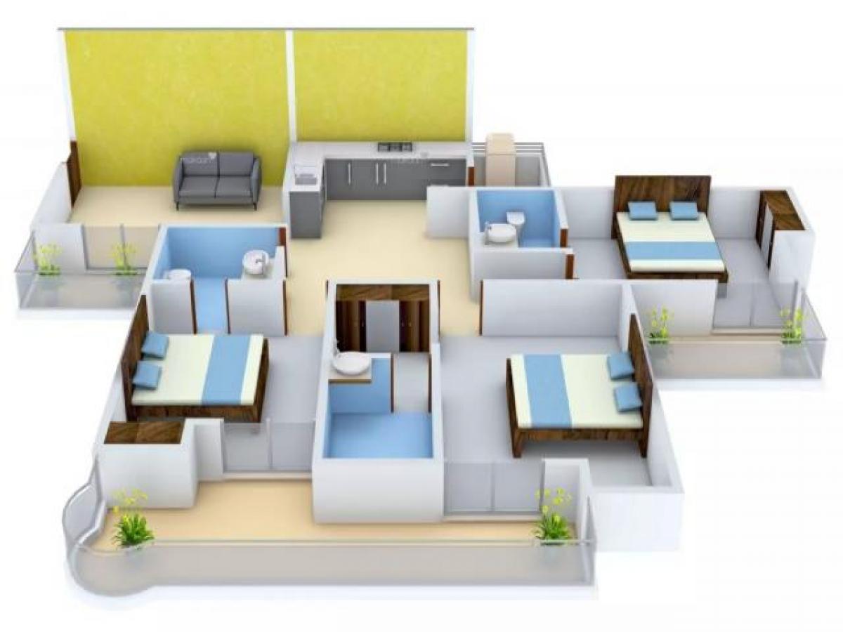 3 bedrooms House in Noida, India No. 17658