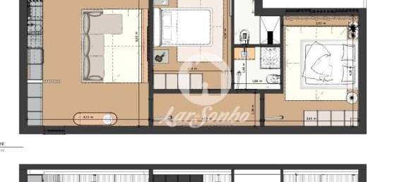 Квартира с 2 спальнями в Повуа ди Варзин, Португалия № 57784 13