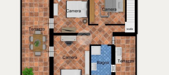 Квартира с 6 комнатами в Рим, Италия № 24425 5