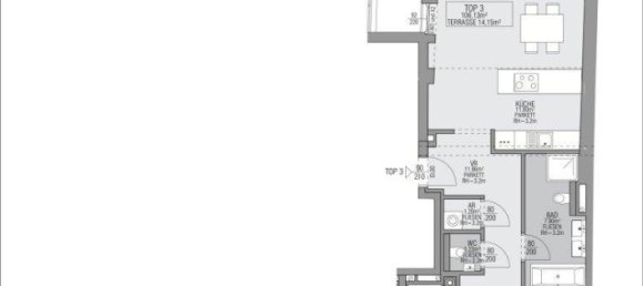 Apartamento de 4 habitaciónes en Wahring, Austria No. 247751 16