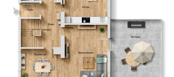 Дом с 3 спальнями в Goppingen, Германия № 307700 12