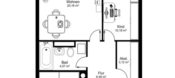 Apartamento de 2 dormitorios en Dachau, Germany No. 334990 13