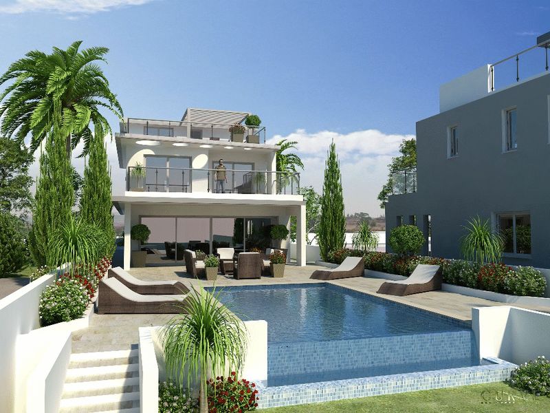 5 غرف نوم فيلا في Pervolia, Cyprus رقم 9564
