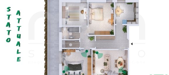 Квартира с 5 комнатами в Пескара, Италия № 28335 41