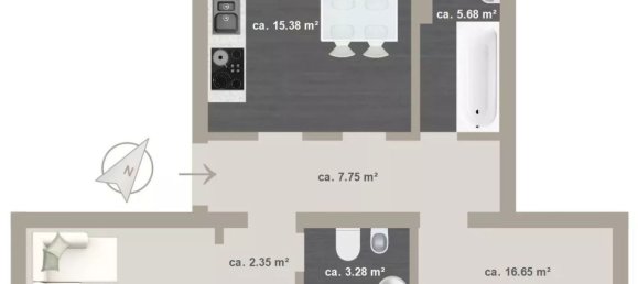3غرفة بانتهاوس في Trentino-Alto Adige, Italy رقم 220169 33