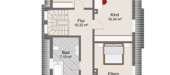 Таунхаус с 5 комнатами в Фюрстенфельдбрукк, Германия № 220417 3