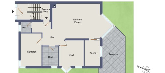 3غرفة شقة في Rems-Murr-Kreis, Germany رقم 19570 7
