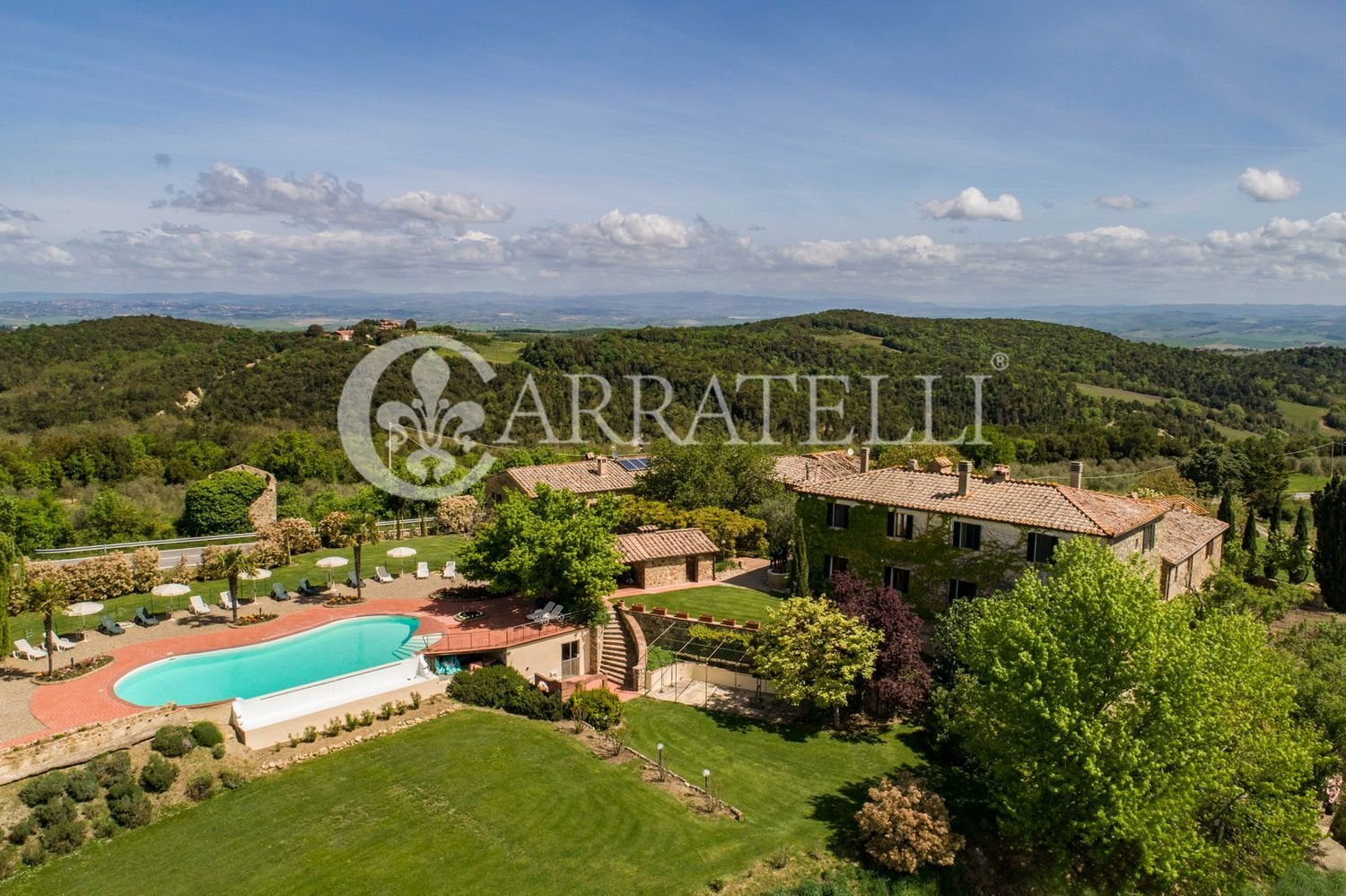 33 rooms Villa in Murlo, Italy No. 211951