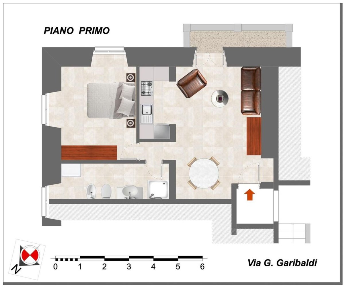 Apartamento de 2 habitaciónes en Sanremo, Italy No. 294304