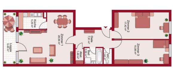 3-Zimmer Wohnung in Kufstein, Austria, Nr. 213169 7