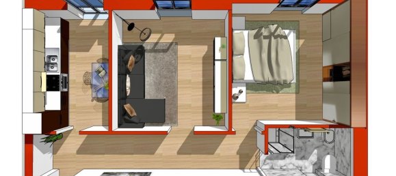 2-Zimmer Wohnung in Parma, Italy, Nr. 267557 16