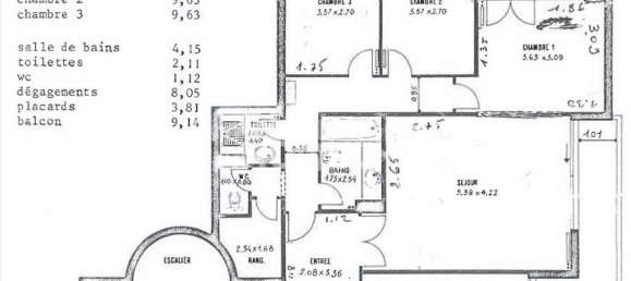3 Schlafzimmer Wohnung in Versailles, France, Nr. 164580 9