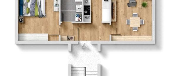 1 Schlafzimmer Wohnung in Konstanz, Germany, Nr. 55821 8