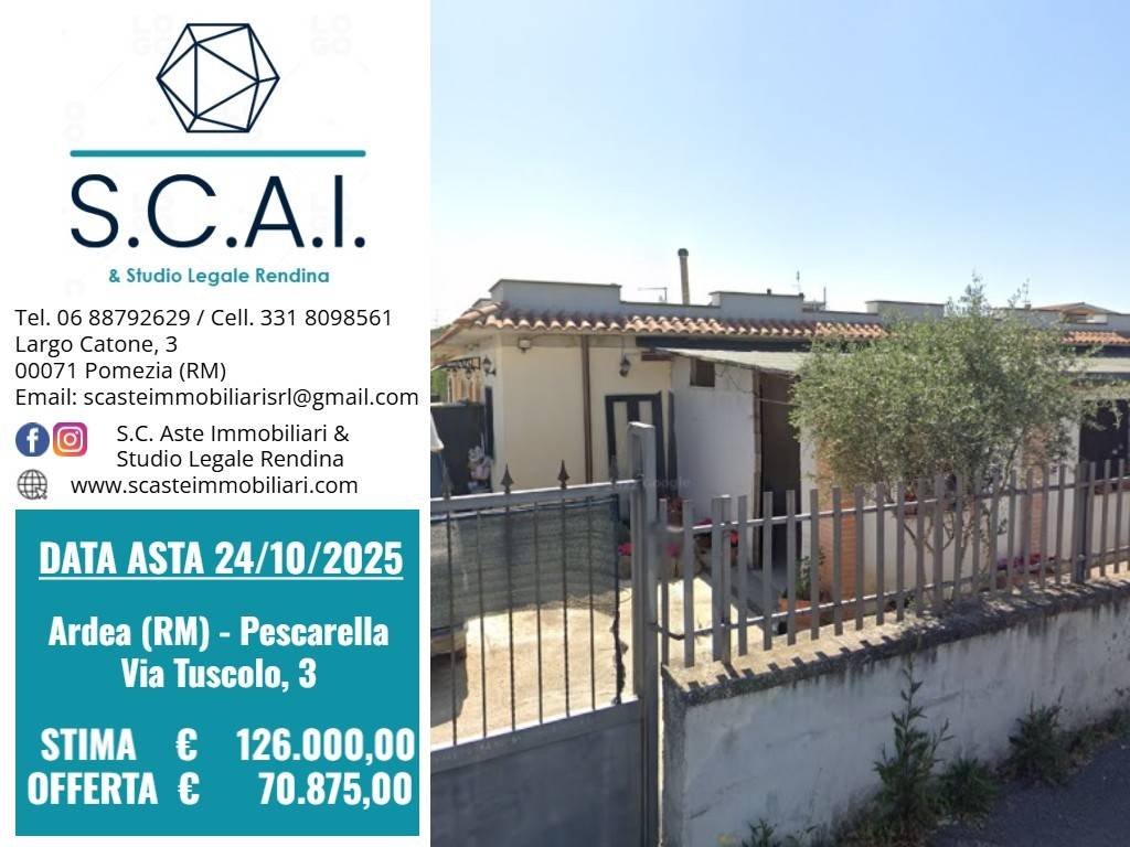 2 غرف نوم فيلا في Ardea, Italy رقم 17039