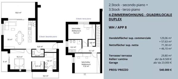 4-Zimmer Wohnung in Trentino-Alto Adige, Italy, Nr. 37902 7