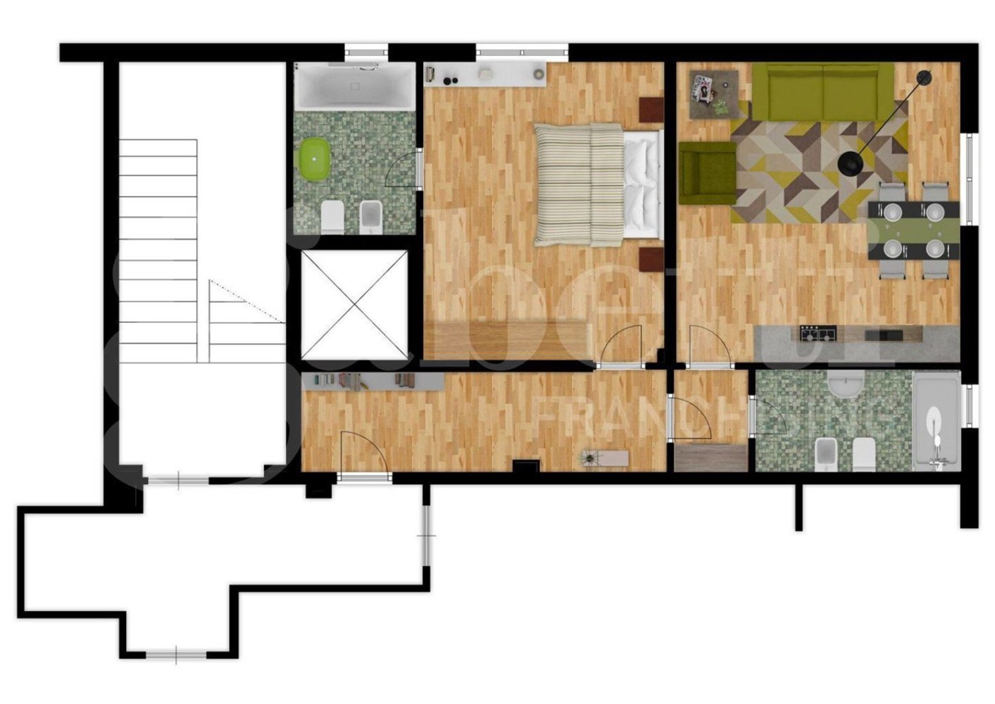 2-Zimmer Wohnung in Borgio Verezzi, Italy, Nr. 57638