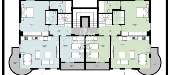 Apartment 2+1 in Alanya, Turkey No. 10626 3