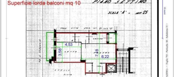 3-Zimmer Wohnung in Rome, Italy, Nr. 30750 11