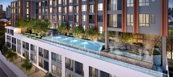 Кондоминиум с 1 спальней в Бангкок, Таиланд № 2906 3