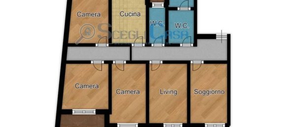 Apartamento de 5 divisões em Palermo, Italy N.º 131699 2