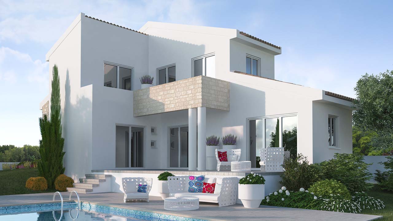 Вилла с 4 спальнями в Pissouri Forest Park, Писсури, Кипр № 17585