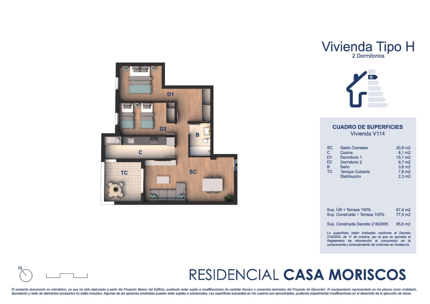 2 bedrooms Apartment in Los Barrios, Spain No. 136372