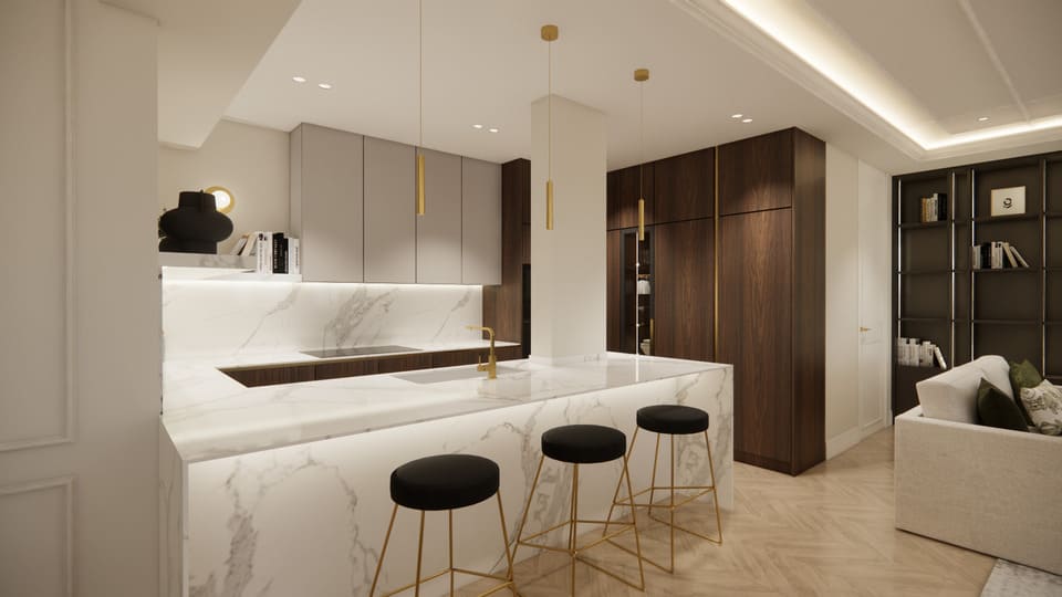 Apartamento de 3 dormitorios en Madrid, Spain No. 102299