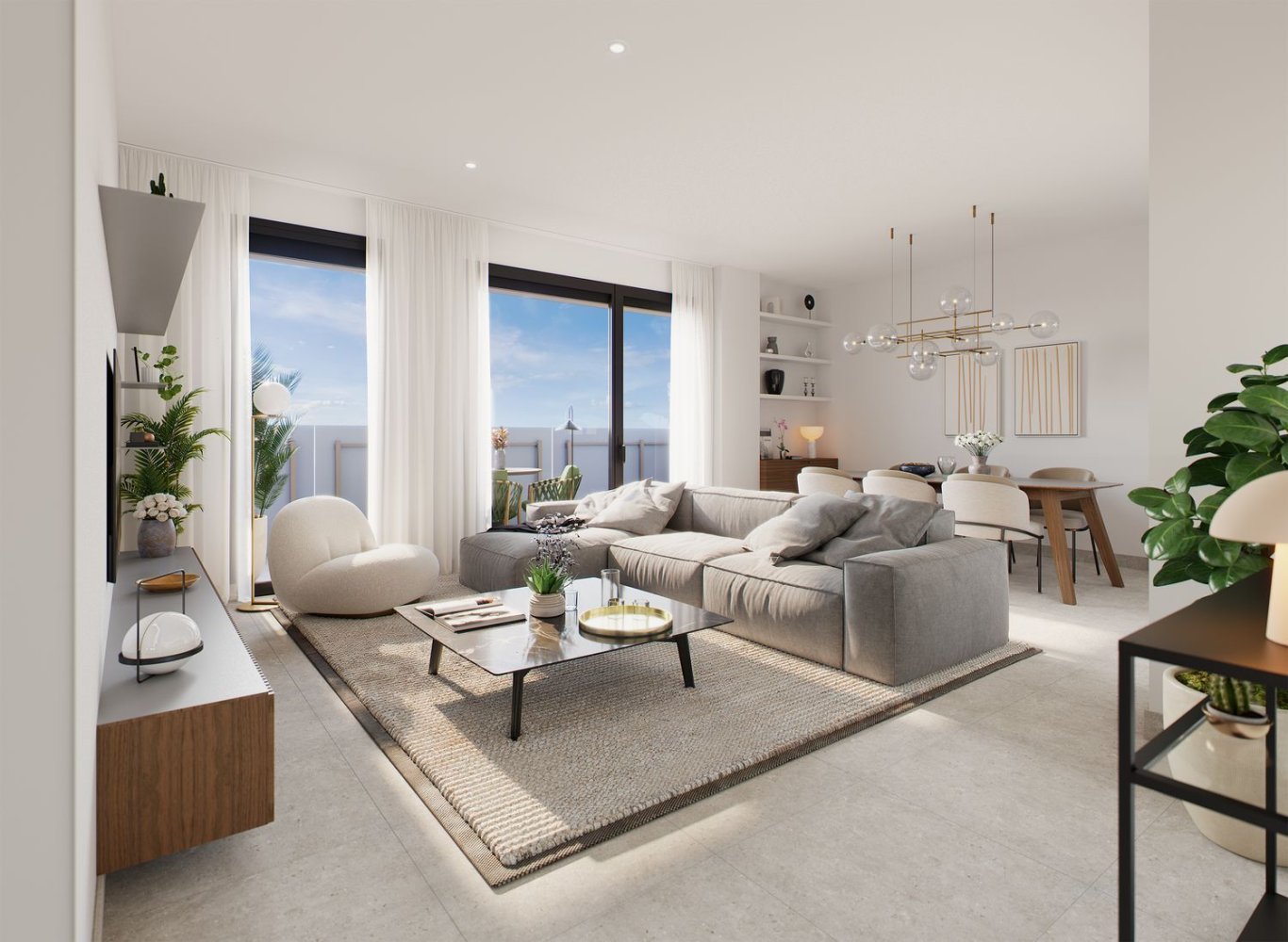 Apartamento de 3 dormitorios en L'Hospitalet de Llobregat, Spain No. 291120