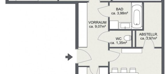 Apartamento de 4 divisões em Wahring, Austria N.º 226839 13