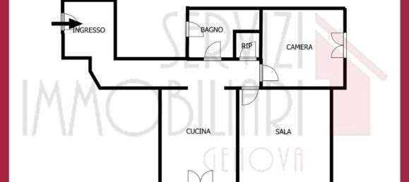 2 غرف نوم شقة في Genoa, Italy رقم 339989 41