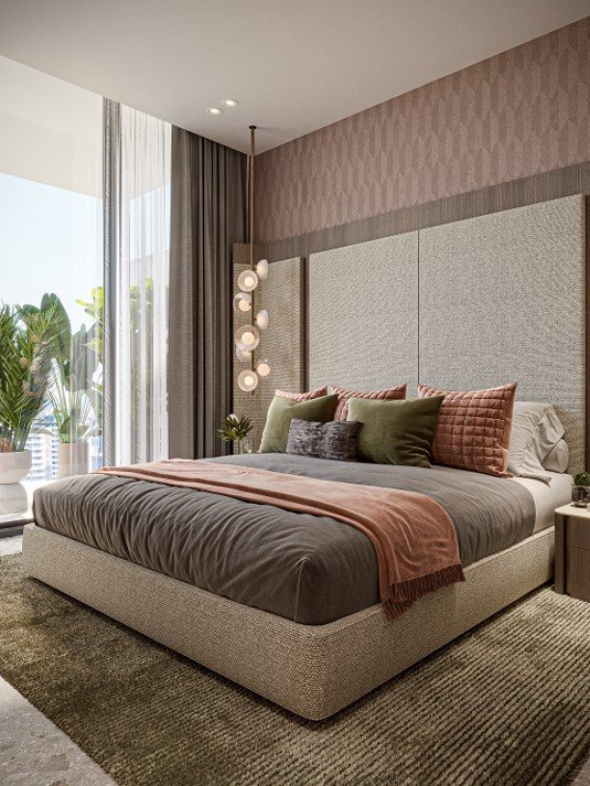 Квартира с 2 спальнями в Lucky Oasis Residence, Джумейра Вилладж Серкл, ОАЭ № 62668