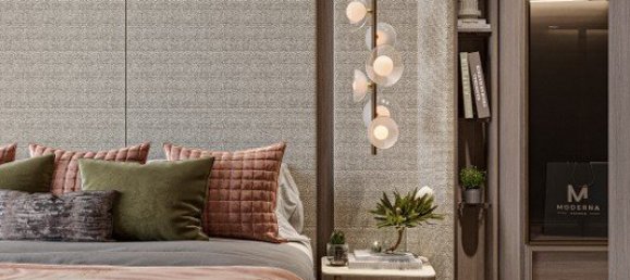 Квартира с 2 спальнями в Lucky Oasis Residence, Джумейра Вилладж Серкл, ОАЭ № 62668 13