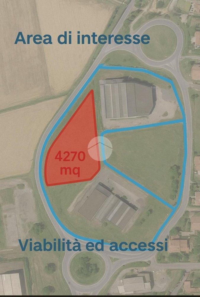 Terreno em Romano di Lombardia, Italy 4720 m² N.º 313787