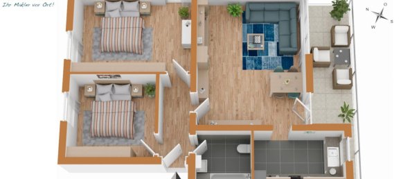 1 غرف نوم شقة في Waldshut, Germany رقم 338500 5