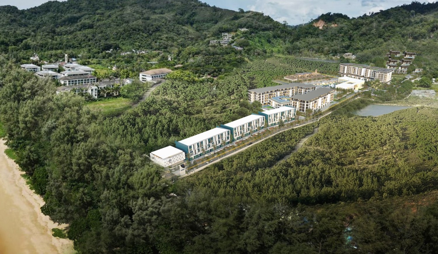 شقة 2 غرف نوم  في The Sea Heaven Naithon Beach, Thailand رقم 30417