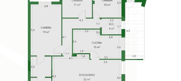 4 rooms Apartment in Bari, Italy No. 20284 40