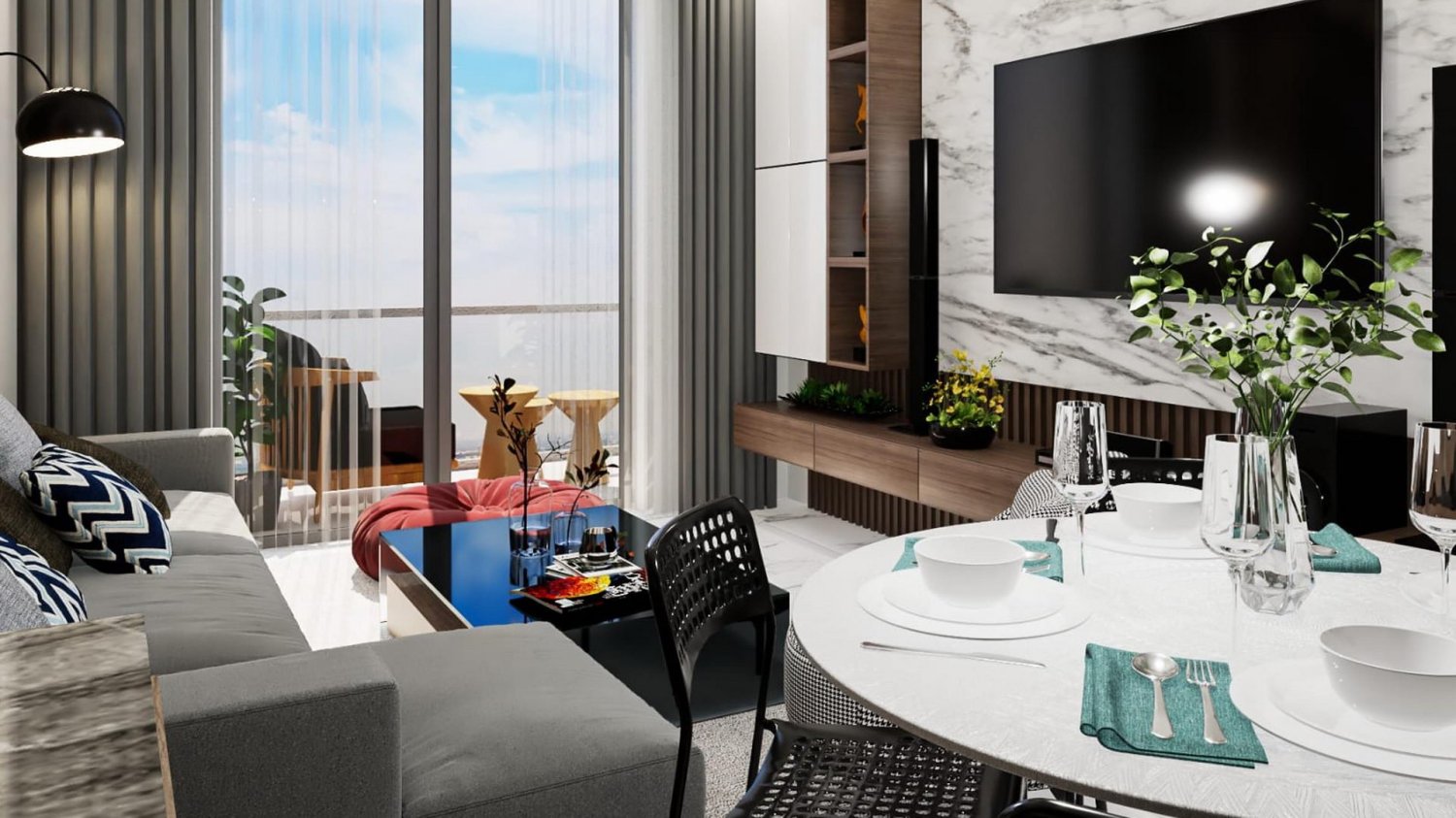 Apartamento de 1+1 en Garden Residence 3, Avsallar, Turkey No. 39403