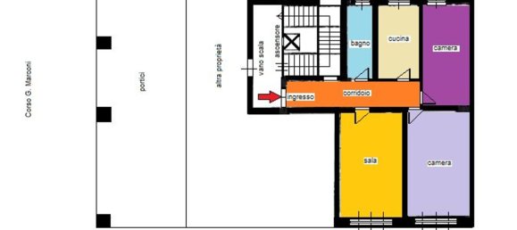 3 rooms Apartment in Civitavecchia, Italy No. 220559 3
