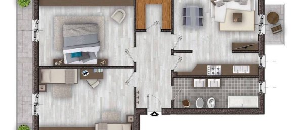 3 rooms Apartment in Milan, Italy No. 243703 22