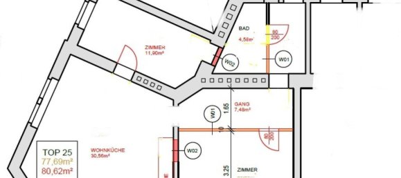 3 rooms Apartment in Leopoldstadt, Austria No. 187767 19