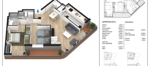 3 bedrooms Penthouse in Castelldefels, Spain No. 85294 9