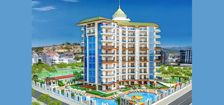 Apartamento de 1+1 en Gazipasa, Turkey No. 844