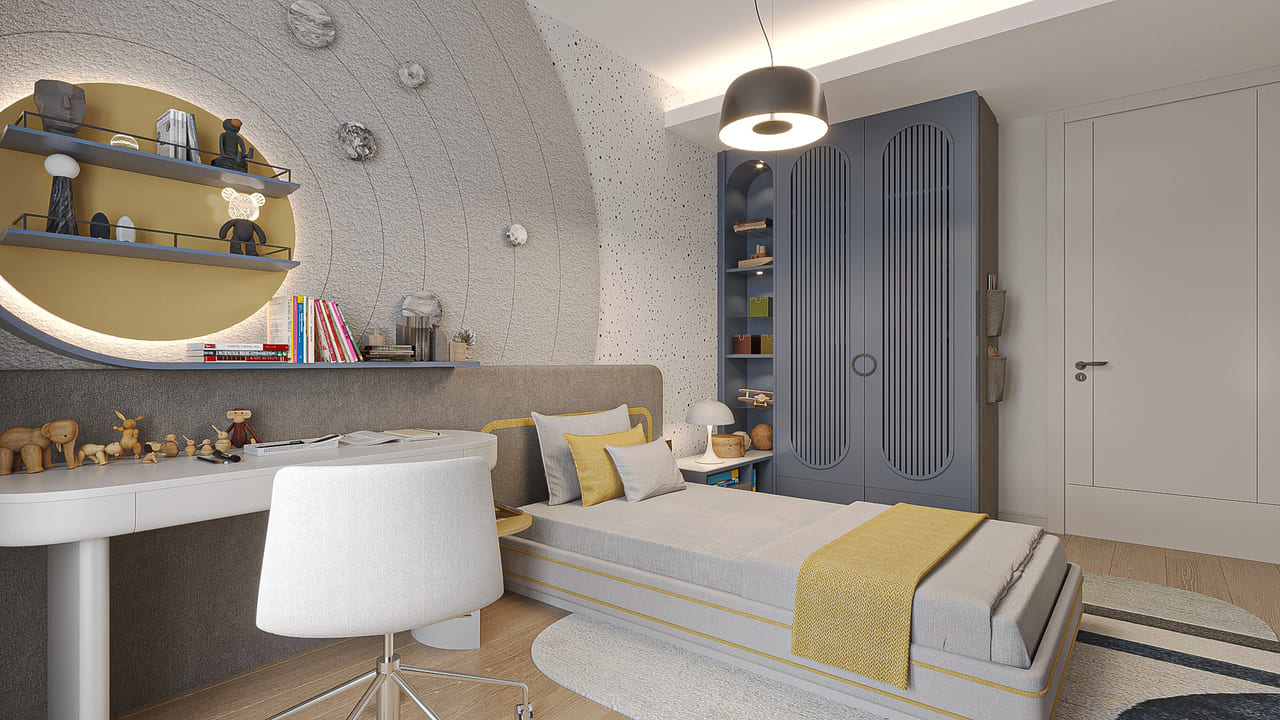 Квартира 3.5+1 в Next Level Kemer, Эйюп, Турция № 38326