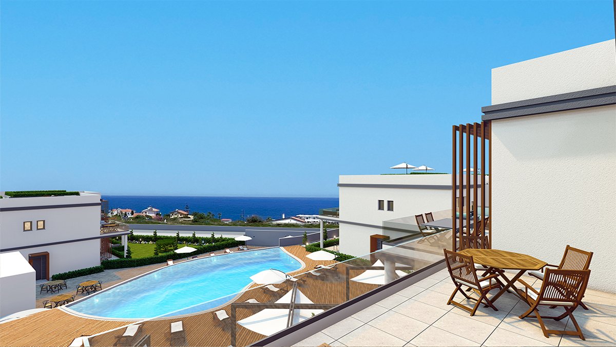 2 bedrooms Penthouse in Esentepe, Northern Cyprus No. 16159