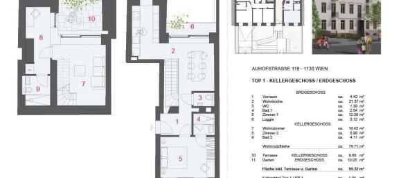 2 Schlafzimmer Doppelhaus in Hietzing, Austria, Nr. 150277 4
