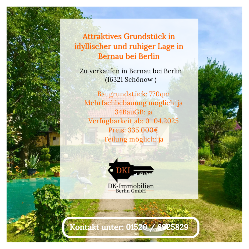  Land in Barnim, Germany No. 12978