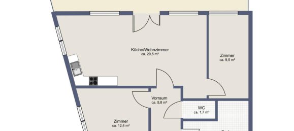 3-salle Appartement à Kalsdorf bei Graz, Austria No. 238472 14