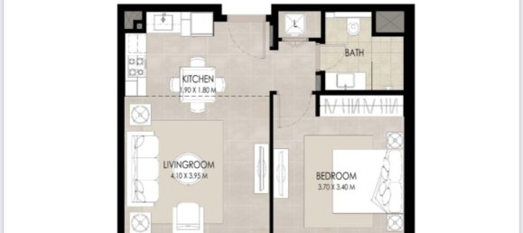 Apartamento T1 em HOLLAND GARDENS RESIDENCE, Town Square, UAE N.º 60561 9