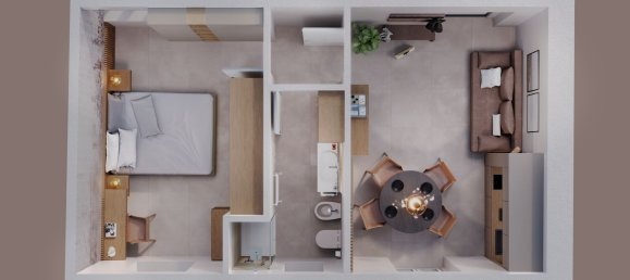 Квартира с 2 комнатами в Сереньо, Италия № 2183 7